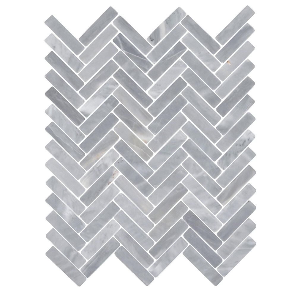 Shaw Eterna Como Bardiglio 10.25" x 12.5" Natural Stone Mosaic Sheet, , large