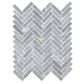 Shaw Eterna Como Bardiglio 10.25" x 12.5" Natural Stone Mosaic Sheet, , large