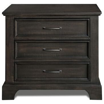 New Heritage Design Stafford County 3-Drawer Nightstand in Walnut, , large
