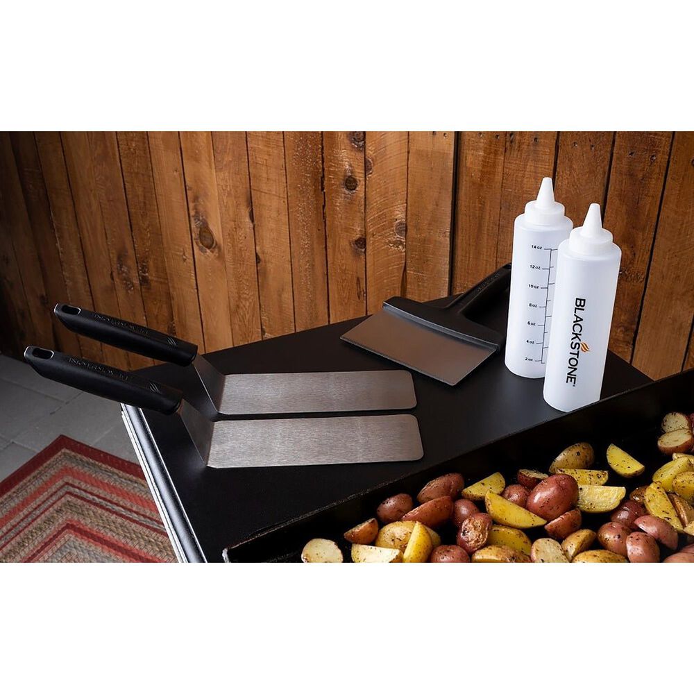 Blackstone Griddle 5-Piece Essentials Toolkit Set in Black, , large