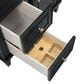 James Martin Vanities Lorelai 36" Single Vanity in Black Onyx with 3 cm Arctic Fall Solid Surface Top, , large