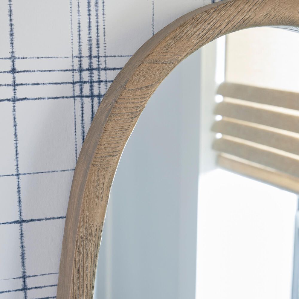 Ashley Aarilynn Accent Wall Mirror in Antique Brown, , large