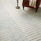 Chris Loves Julia x Loloi Chris 5" x 7"6" Ivory and Denim Area Rug, , large