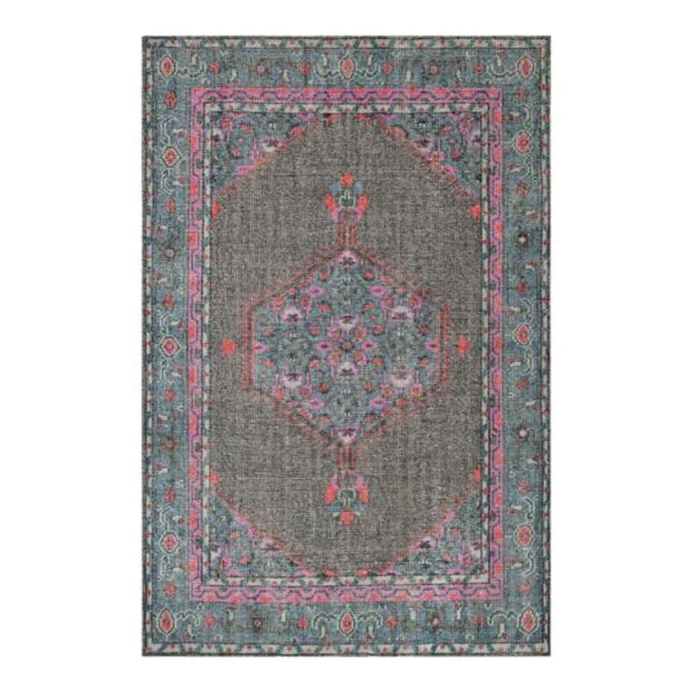 Surya Zahra ZHA-4006 8" x 11" Charcoal/Teal/Pink Area Rug, , large