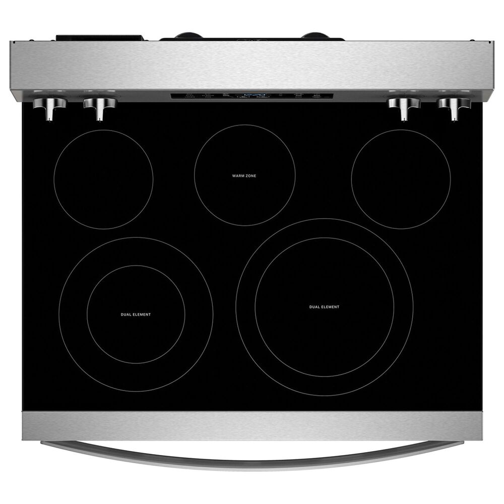 Whirlpool 5.3 Cu. Ft. Electric Range with Air Cooking Technology in Fingerprint Resistant Stainless Steel, , large