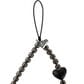 Velvet Caviar Phone Charm in Black Heart, , large