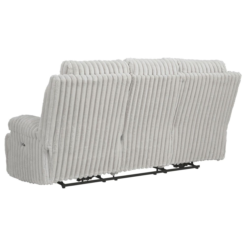 Ashley Rhines Falls Power Reclining Sofa in Alloy, , large