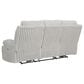 Ashley Rhines Falls Power Reclining Sofa in Alloy, , large