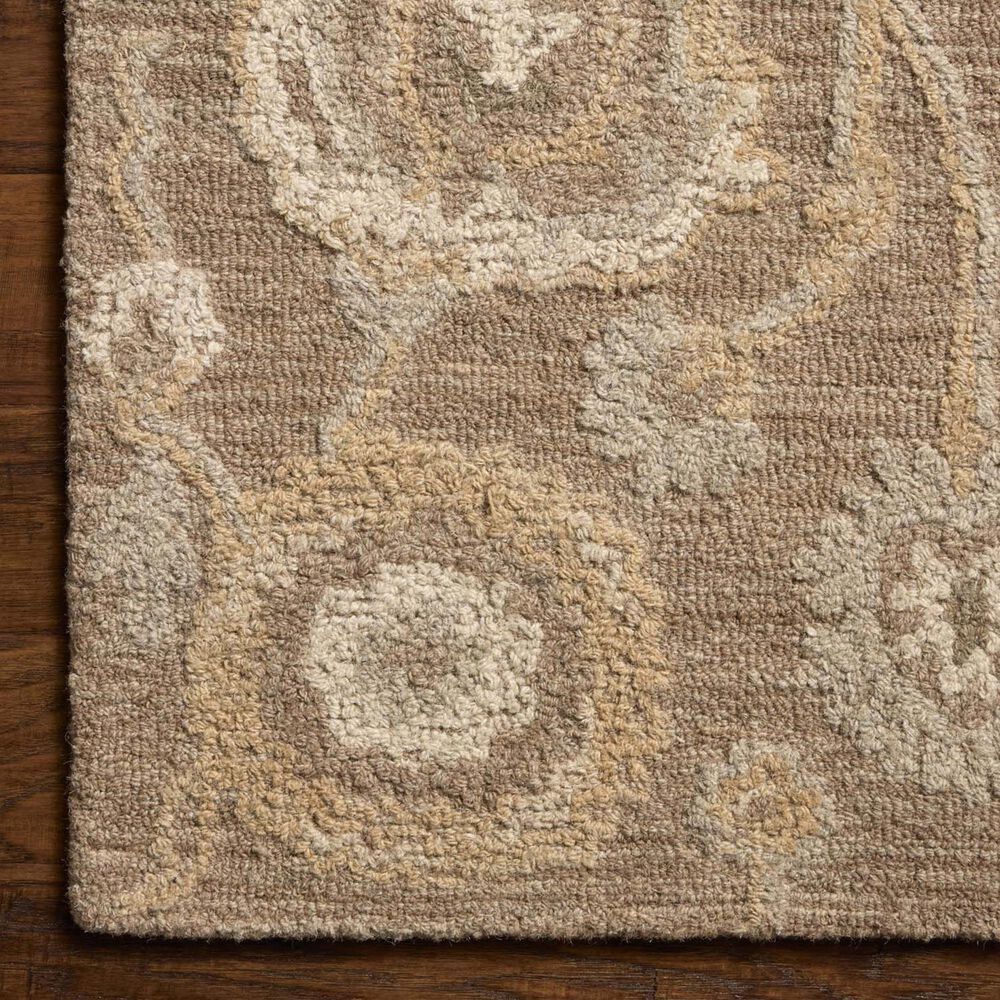 Chris Loves Julia x Loloi Dorothea Bark and Stone 8'6" x 11'6" Area Rug, , large