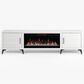 Endress International Malibu 95" Fireplace TV Stand in White, , large