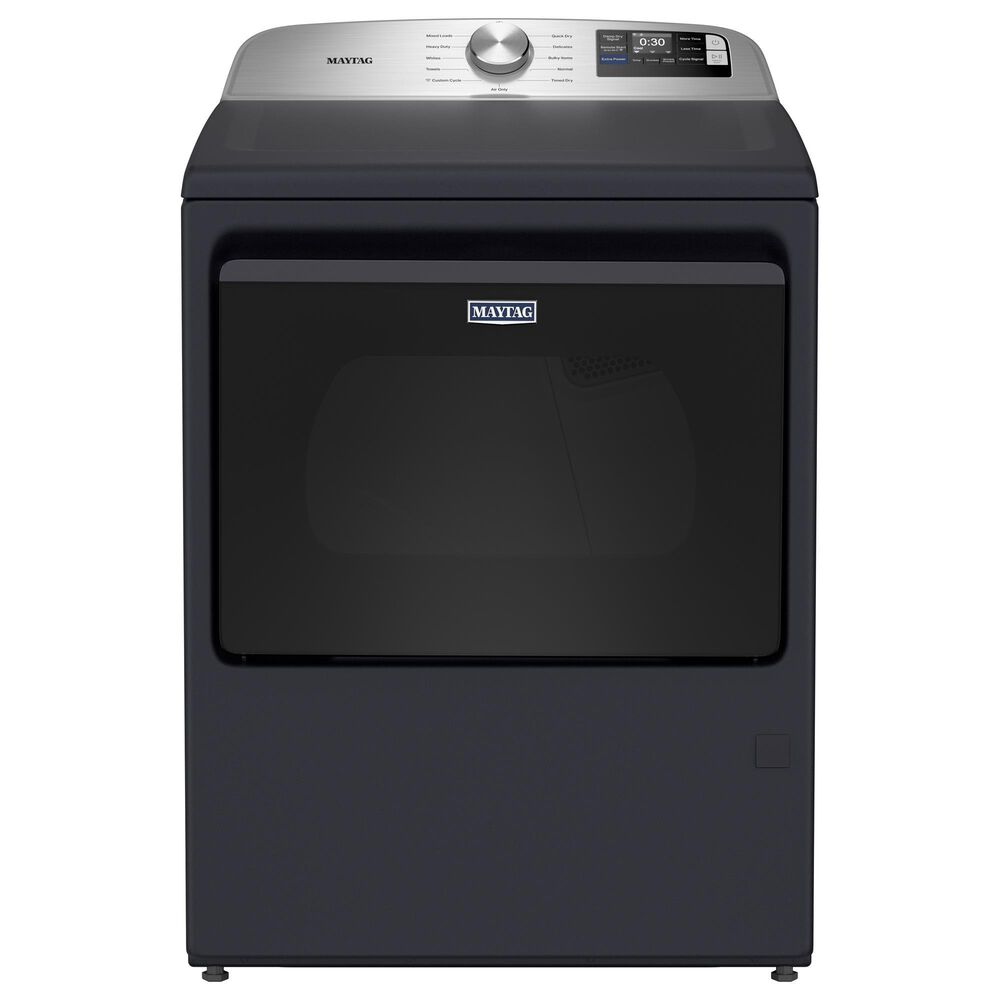 Maytag 5.3 Cu. Ft. Smart Top Load Washer and 7.4 Cu. Ft. Smart Gas Top Load Dryer Laundry Pair in Midnight Steel, , large