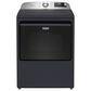 Maytag 5.3 Cu. Ft. Smart Top Load Washer and 7.4 Cu. Ft. Smart Gas Top Load Dryer Laundry Pair in Midnight Steel, , large