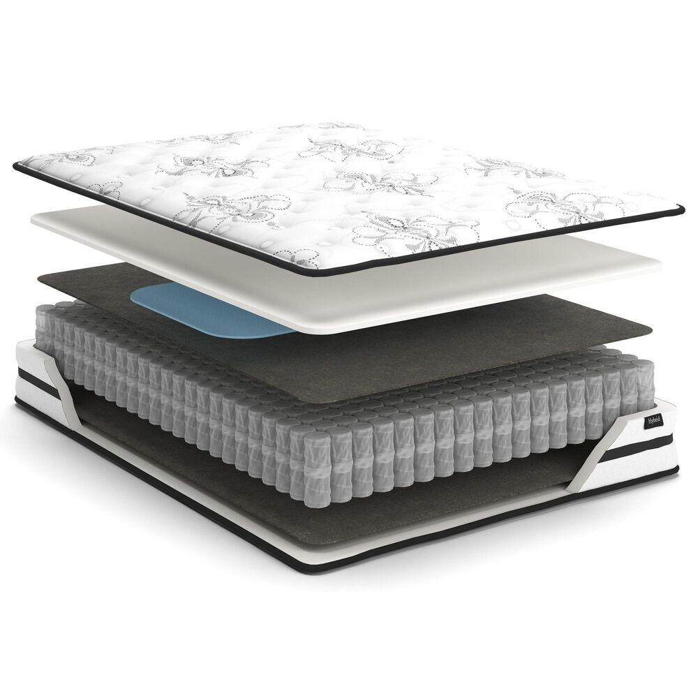 Ashley Chime 10&quot; Hybrid Medium Tight Top Twin Mattress, , large