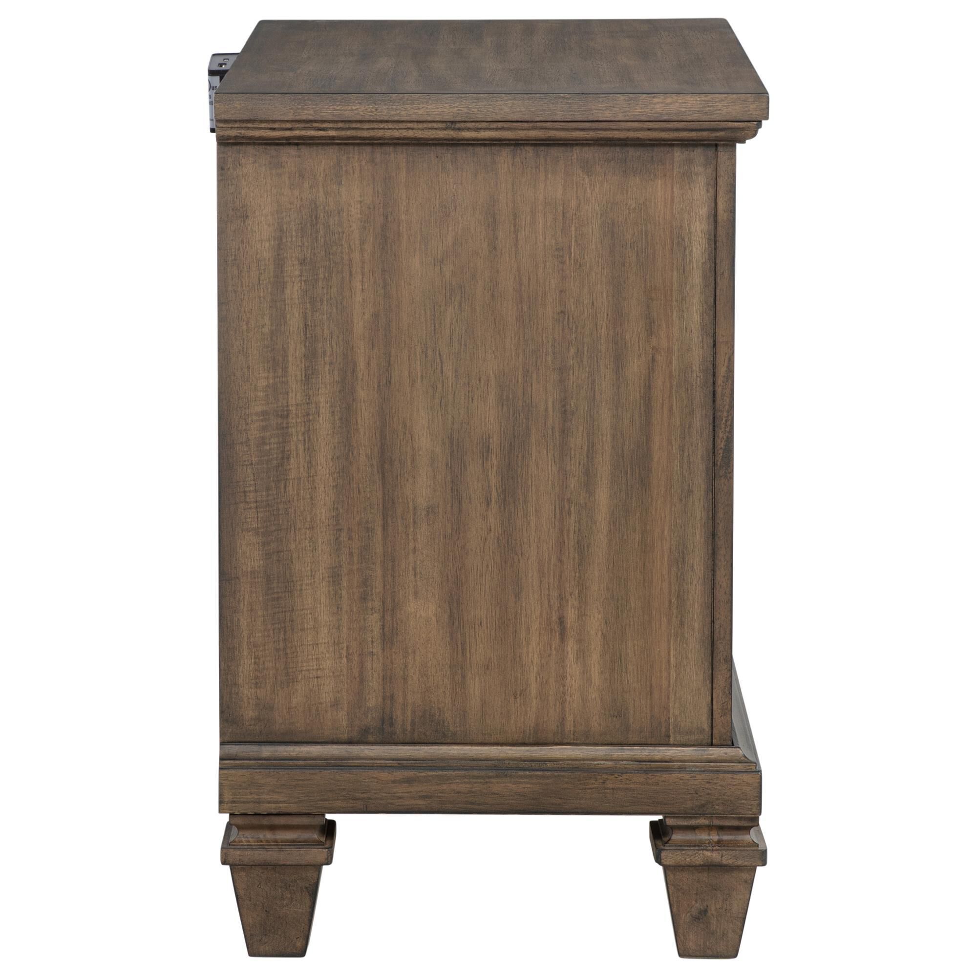 New Heritage Mariana 5-Piece King Panel Bedroom Set in Vintage Mocha