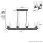 Hunter Hartland 8-Light Linear Chandelier in Noble Bronze, , large
