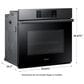 Dacor 30" Modernist Single Wall Oven in Graphite Stainless Steel, , large
