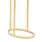 Slatehouse Victoria Drink Table in Gold and White, , large