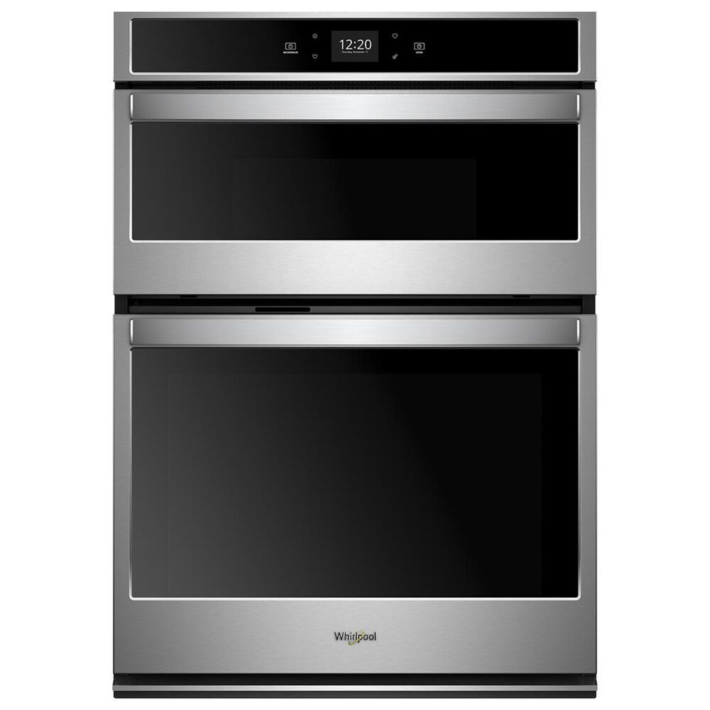 Whirlpool 30" 6.4 Cu. Ft. Smart Combination Wall Oven with Touchscreen - Stainless Steel, , large