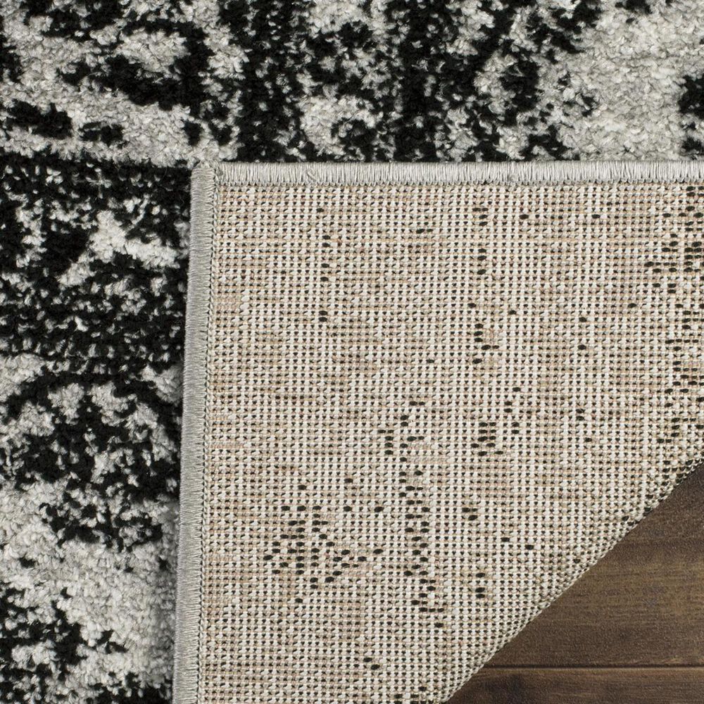 Safavieh Adirondack ADR101A-5 5&#39;1&quot; x 7&#39;6&quot; Silver/Black Area Rug, , large