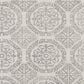 Amer Rugs Boston 7"6" x 9"6" White and Ivory Area Rug, , large
