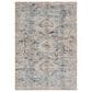 Jaipur Bequest Marquess 4" x 6" Citadel, Rainy Day, Otter, Forged Iron and Gray Mist Indoor/Outdoor Area Rug, , large