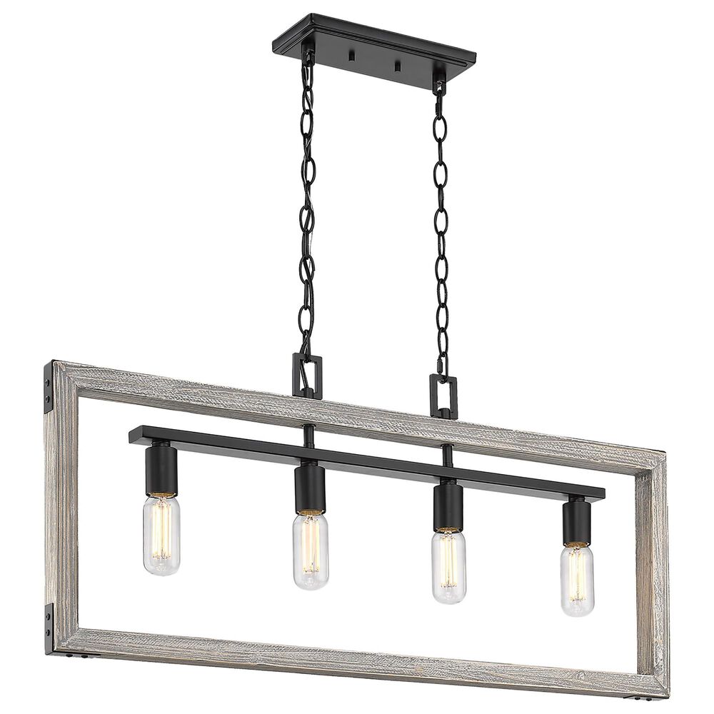 Golden Lighting Lowell Linear Pendant in Matte Black, , large