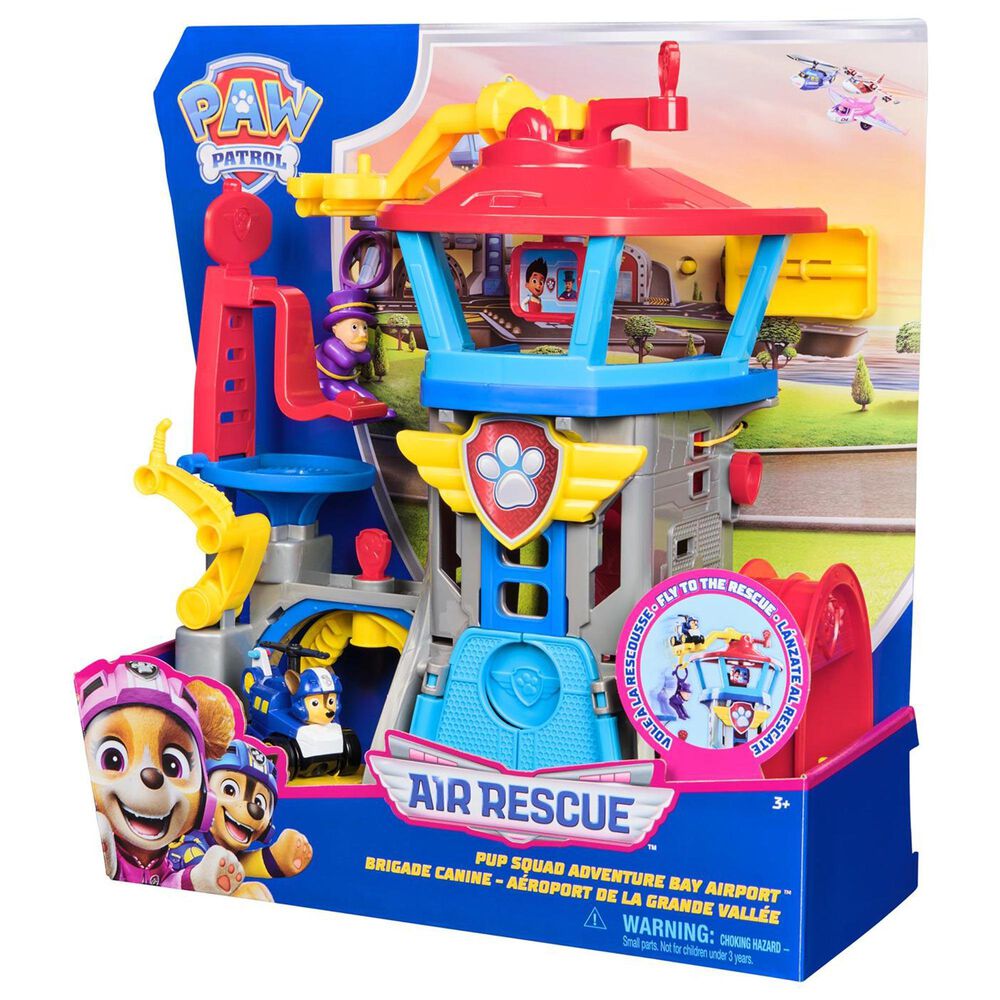 PAW Patrol Air Rescue, Pup Squad Adventure Bay Airport Playset in Multicolor, , large