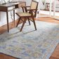 Safavieh Micro-Loop Oriental 5" x 8" Blue and Green Area Rug, , large