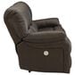 Ashley Leesworth 3-Piece Power Reclining Living Room Set in Dark Brown, , large