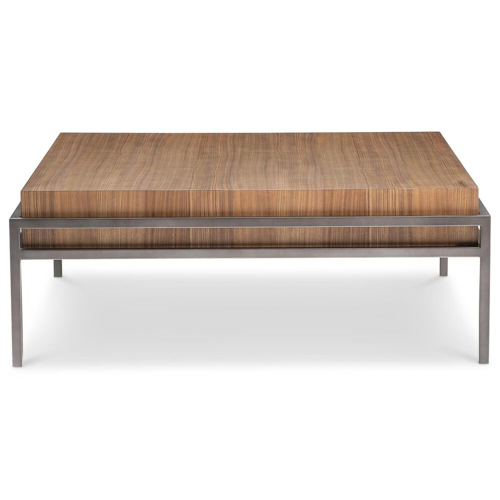 Bernhardt Collins Cocktail Table in Nocino and Black Oxide, , large