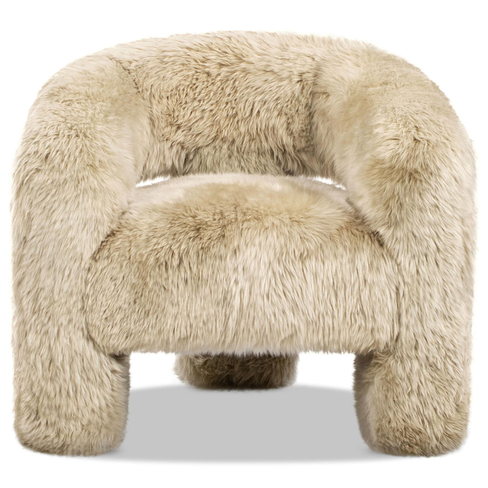 Jennifer Taylor Home Avalon Barrel Accent Chair in Natural Blonde