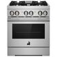 JennAir Rise 30" Dual-Fuel Professional Range in Stainless Steel, , large