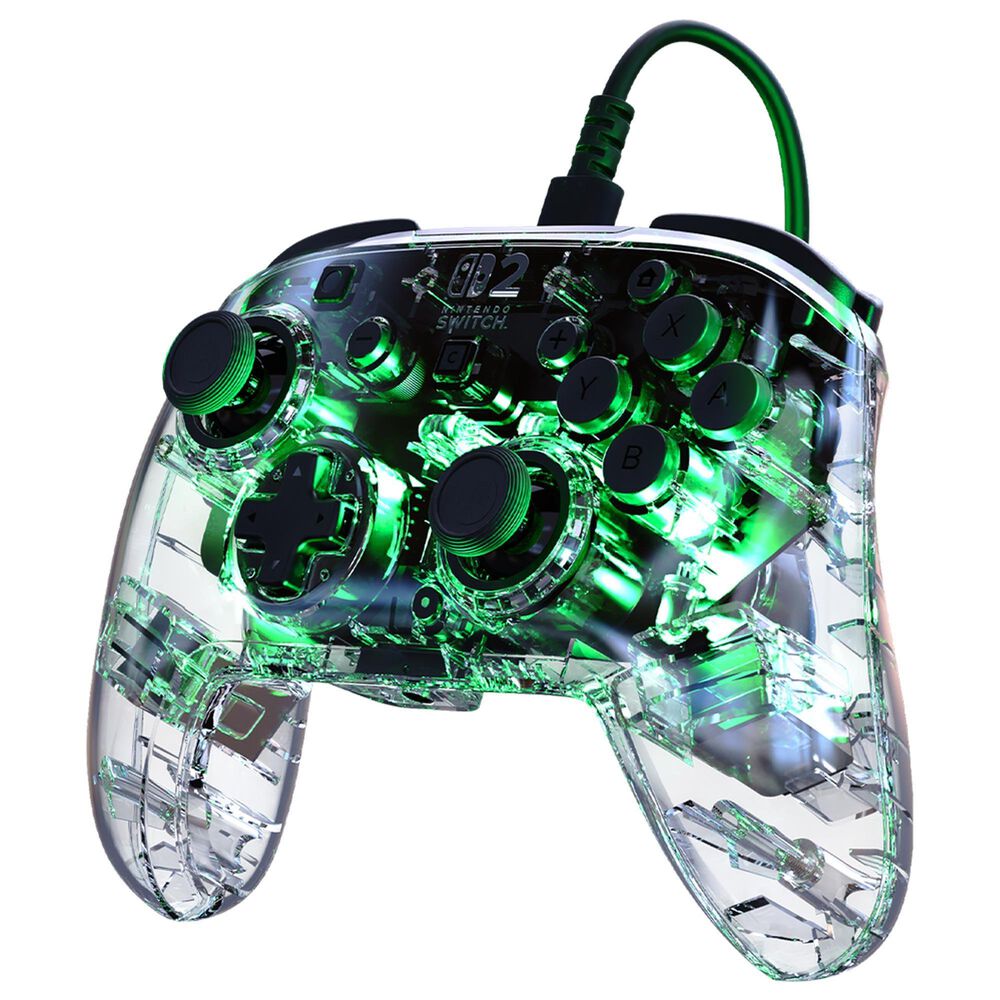 Turtle Beach Afterglow Wired RBG Gaming Controller for Nintendo Switch 2 in Clear, , large