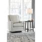 Ashley Kambria Swivel Glider Accent Chair in Frost, , large