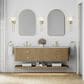 James Martin Allamari 72" Double Bathroom Vanity in Dune Mist with 3 cm Victorian Silver Top, Rectangular Sinks and FreePower Wireless Charger, , large
