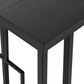 Maple and Jade C-Shaped End Table in Black and Dark Brown, , large