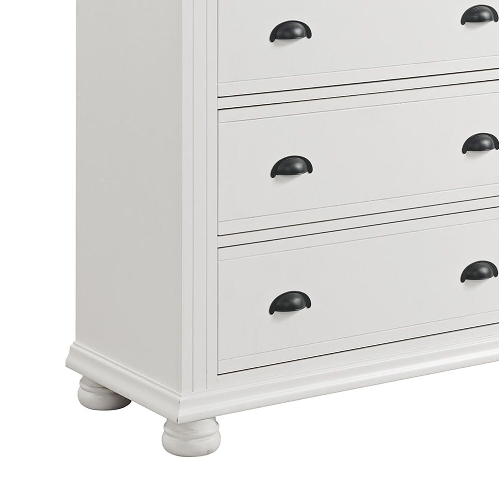 Mayberry Hill Kona 5-Drawer Chest in White, , large