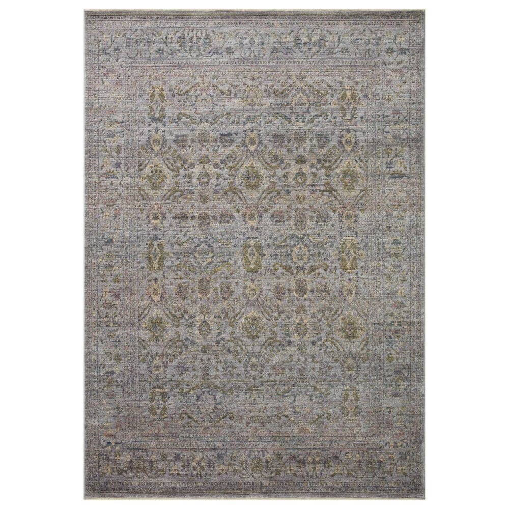Loloi Bradbury 11"6" x 15"6" Grey and Multicolor Area Rug, , large
