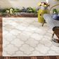 Safavieh Bermuda BMU804A 6"5" x 9"2" Ivory and Light Grey Indoor/Outdoor Area Performance Rug, , large