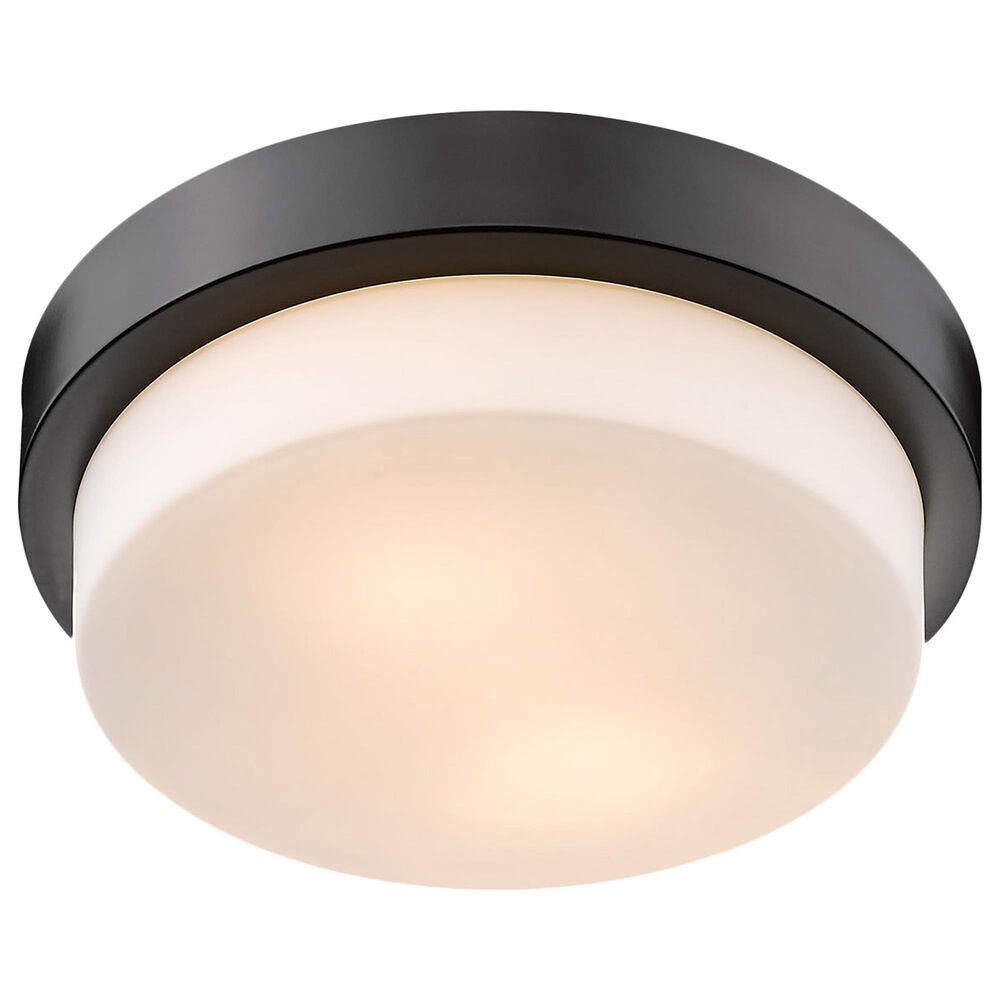 Golden Lighting Multi-Family 10.5&quot; Flush Mount in Matte Black, , large