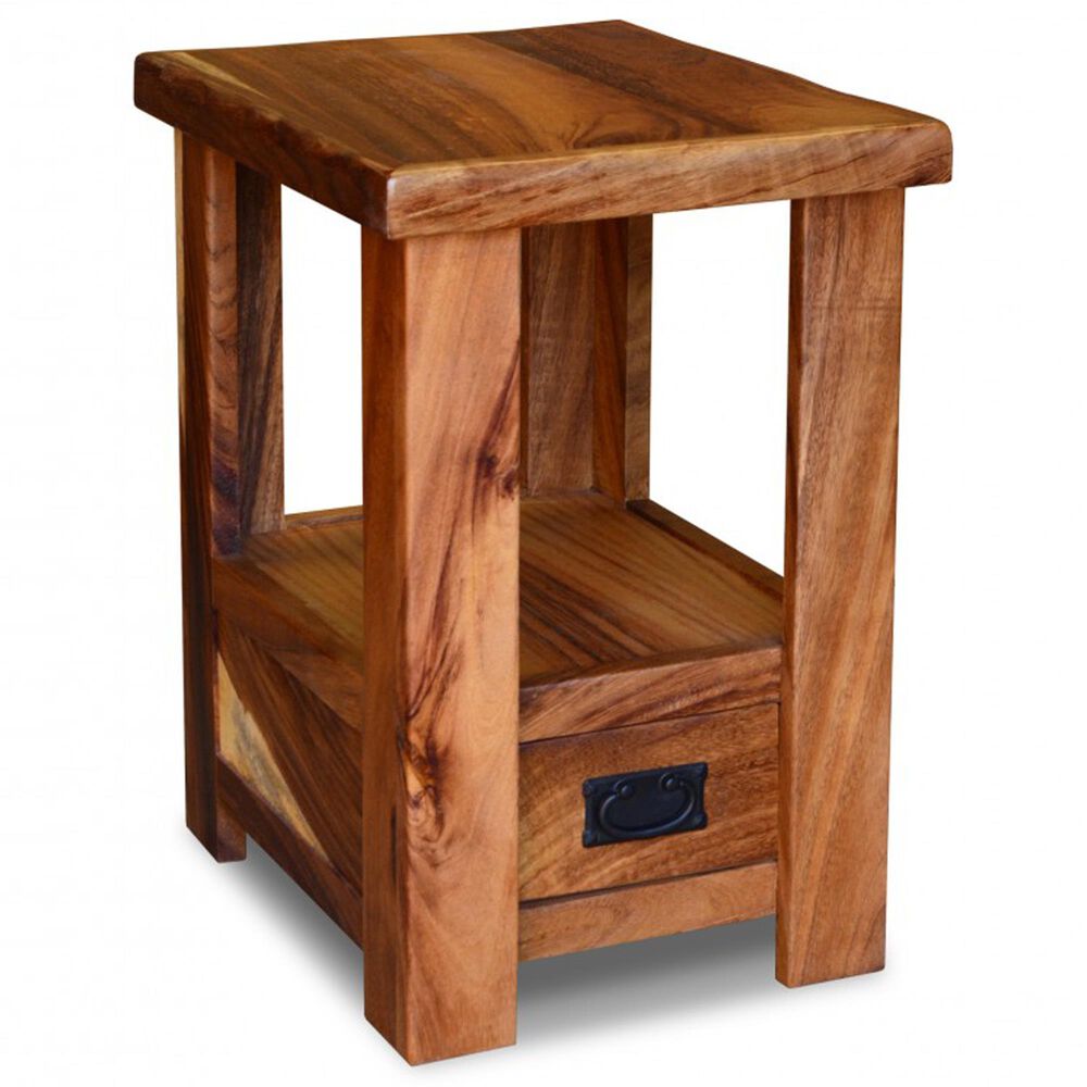 Sunset Bay Nairobi Chairside Table in Brown, , large