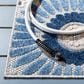 Safavieh Cabana CBN382G 6"7" x 9" Grey and Blue Indoor/Outdoor Area Performance Rug, , large