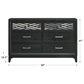 New Heritage Design Obsidian 6-Drawer Dresser in Black, , large