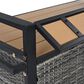HOMLUX 53" Wicker Outdoor Kitchen Island in Grey, , large