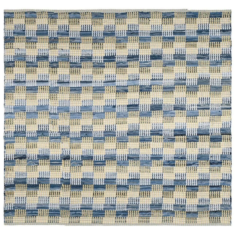 Safavieh Montauk Geometric 6" Square Gold and Multicolor Area Rug, , large