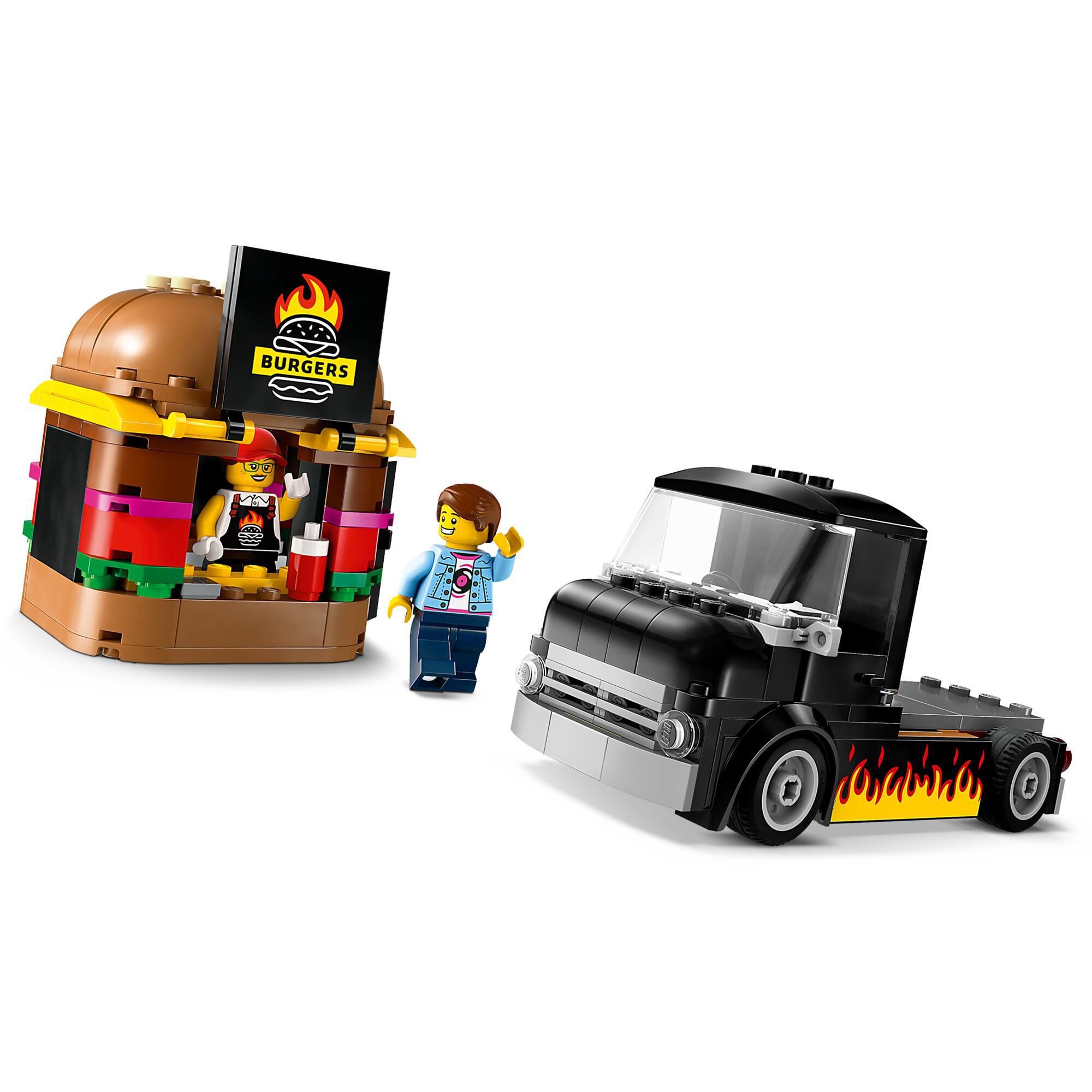 Lego fire truck burger deals