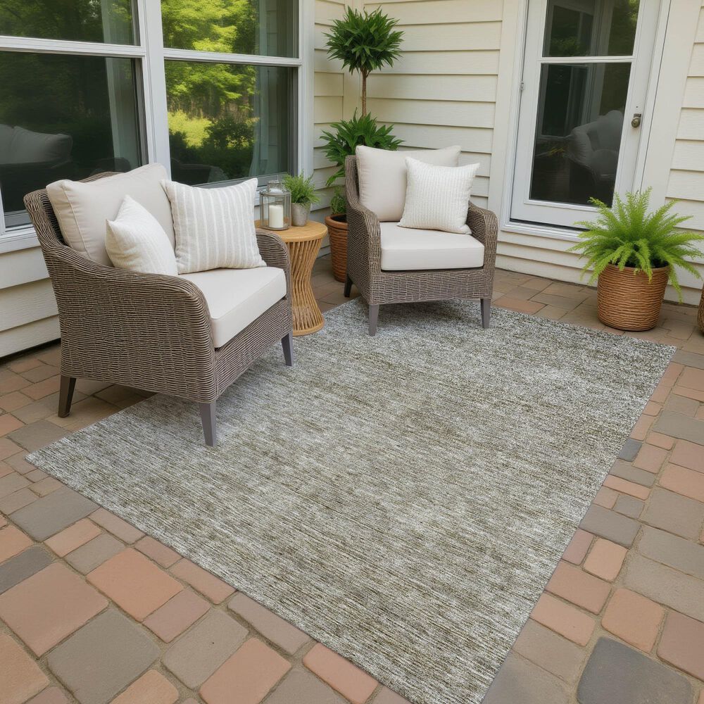 Dalyn Rug Company Soft Essentials Solid Flax 9' x 12' Indoor/Outdoor Area Rug, , large