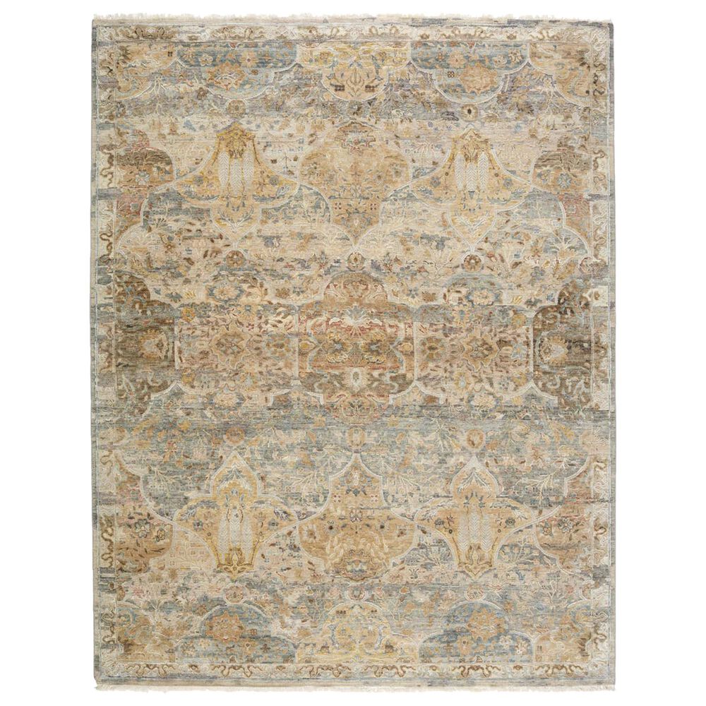 Jaipur Amoret Minna 6" x 9" Antique Moss Area Rug, , large