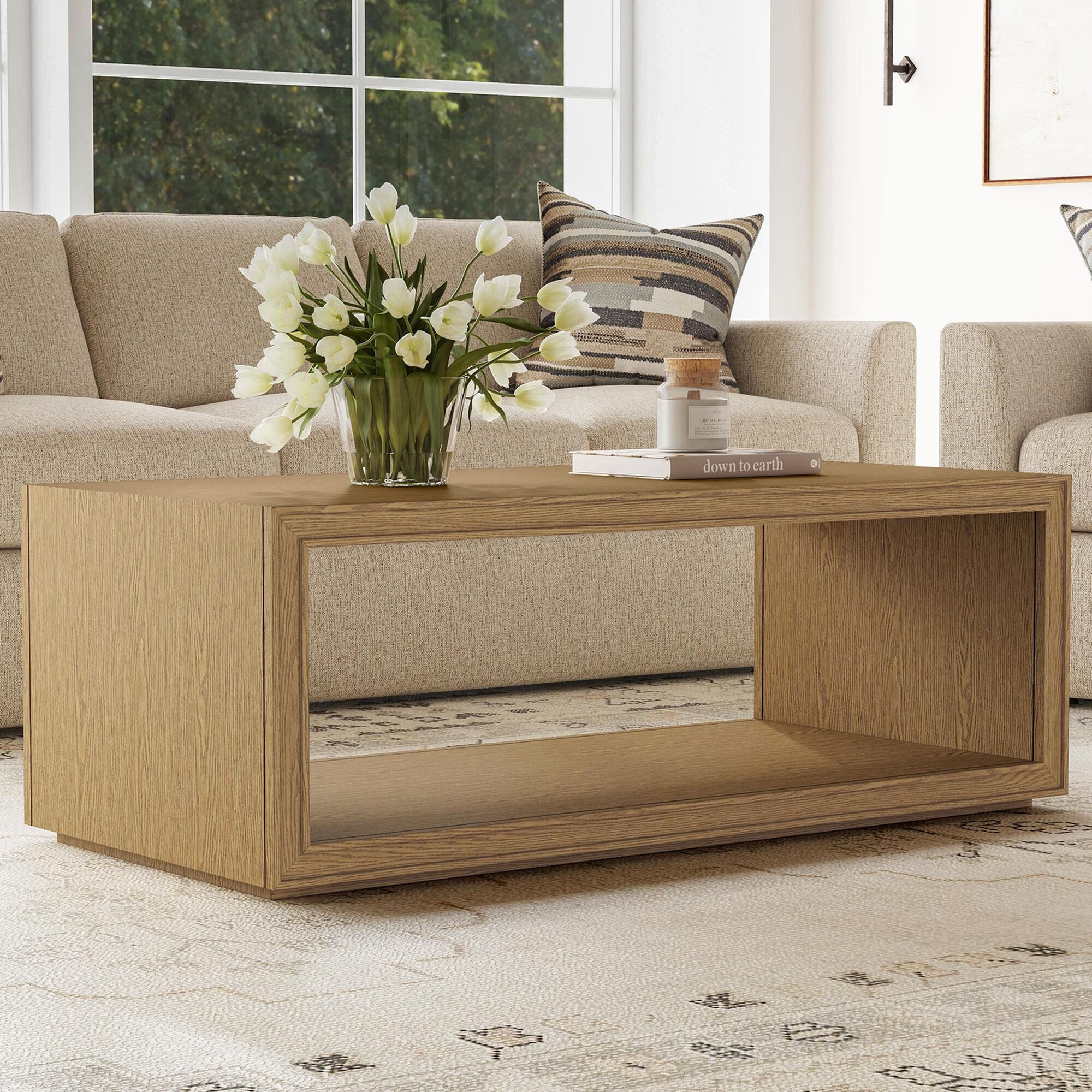 Light oak hotsell coffee table