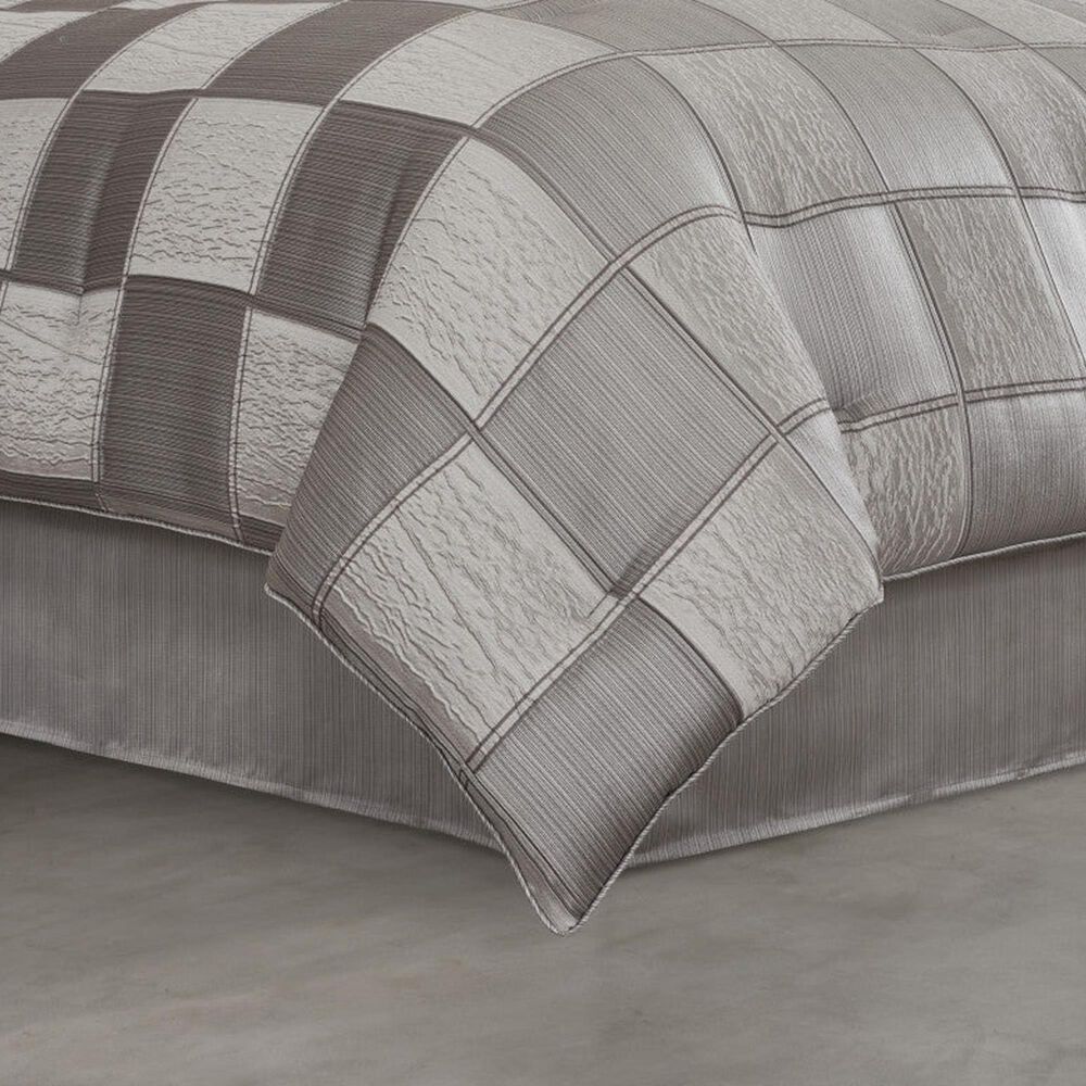 J. Queen New York Brando 4-Piece King Comforter Set in Charcoal, , large